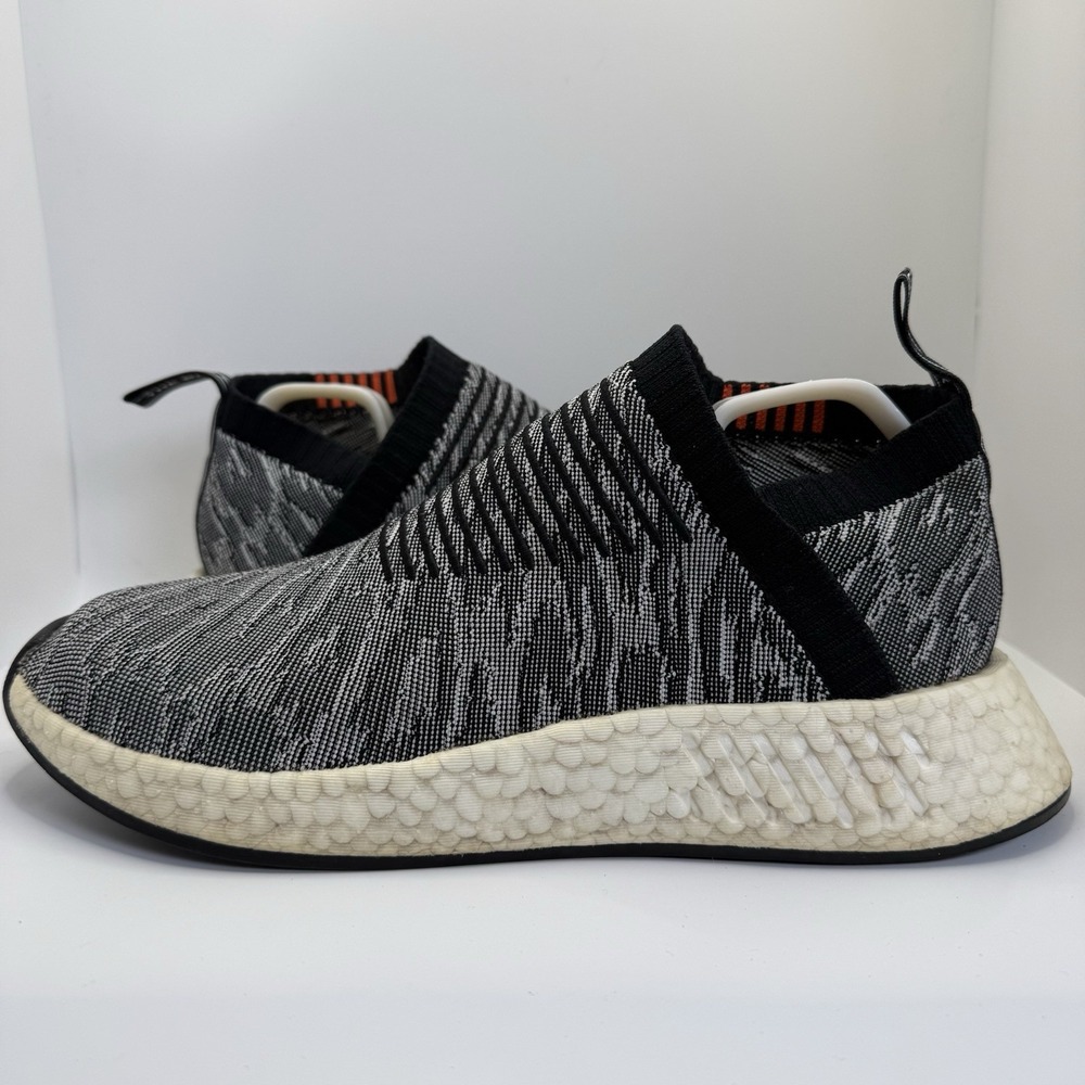 Adidas NMD‎ CS2 PK Ultraboost Laceless Shoes BZ0515 Men's Size 8.5 Gray White